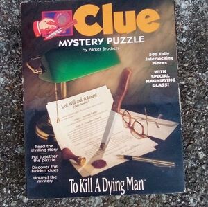 Clue Mystery Puzzle by - To Kill A Dying Man (Black/Green)